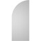 Ekena Millwork Quarter Round Top Right Surface Mount PVC Gable Vent w/ 3-1/2"W x 1"P Standard Frame, 12"W x 28"H GVPQR12X2801SN - alternate 5